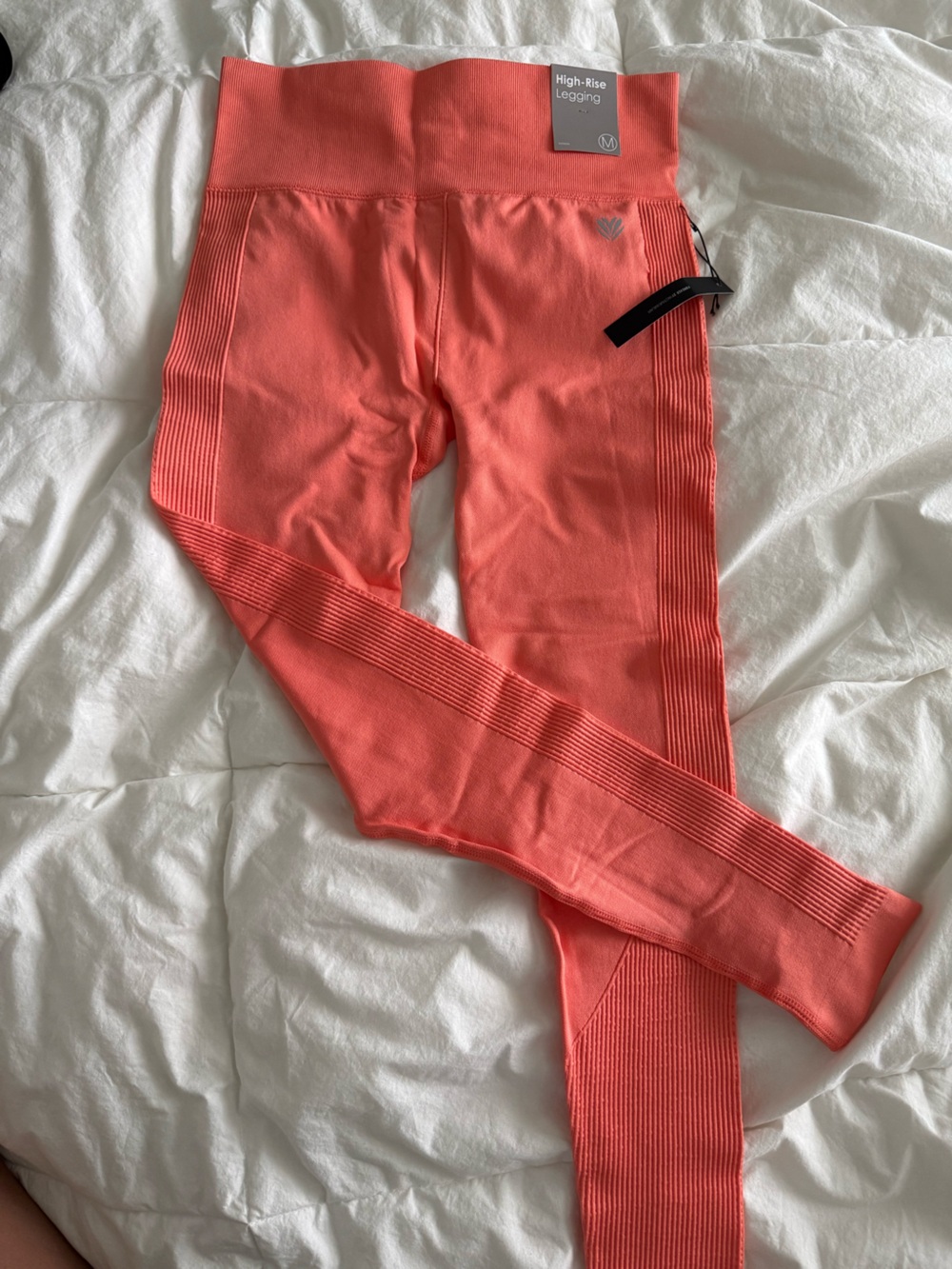 Forever 21 Coral High-Rise Kids Leggings